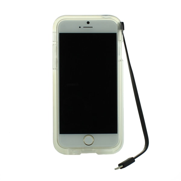 Connect Flash Light Skal med inbyggd USB-kabel till Apple iPhone