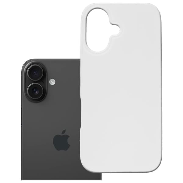 3MK Telefontaske til iPhone 16 MagSafe Silicone Hardy - Hvid