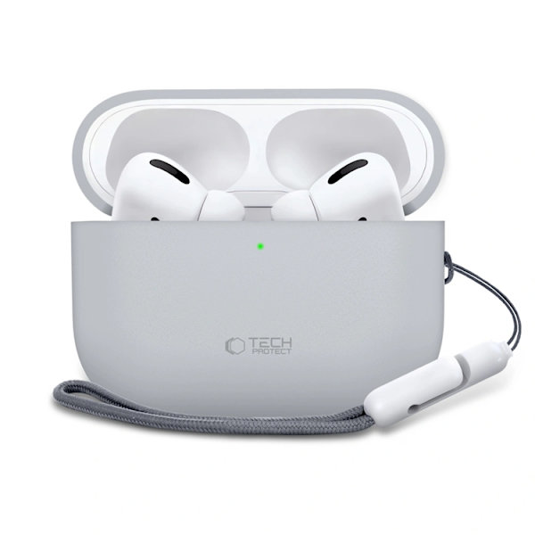 Tech-Protect Apple Airpods Pro 3 Etui Silikone - Crayon Grå Grå