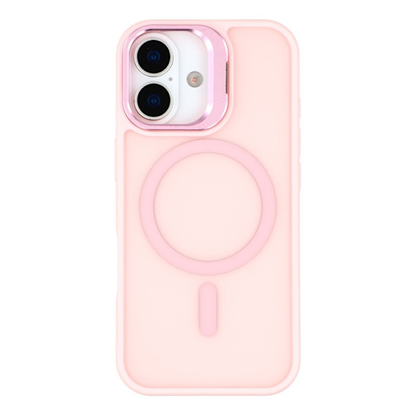 Mobilskal till iPhone 17 MagSafe Lins Kickstand - Rosa Rosa
