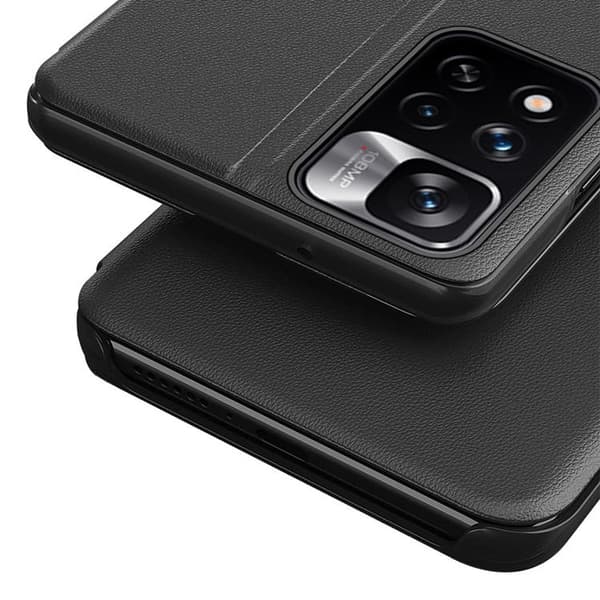 Eco Läder View Fodral Xiaomi Poco X4 NFC 5G - Röd