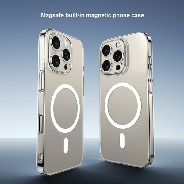 XUNDD XDD-0010 Mobilskal till iPhone 16 Pro Max MagSafe Ultra-Tunn Vit