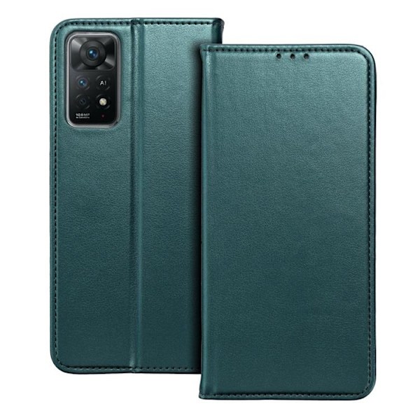 Xiaomi Redmi Note 13 Pro 5G Plånboksfodral Smart Magento - Mörkgrön