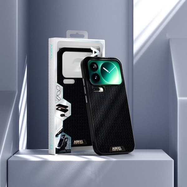 ABEEL Mobilskal till Xiaomi 17 Pro Max MagSafe Äkta Läder Grön