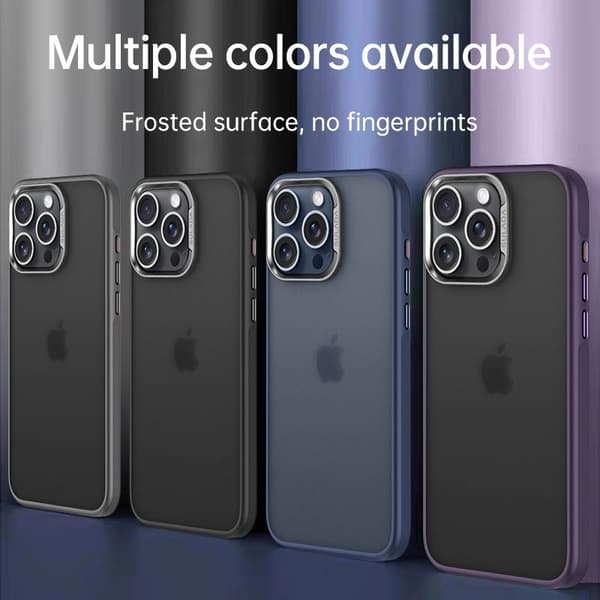 SULADA Mobilskal till iPhone 15 Pro Max PC+TPU Stöttålig Svart