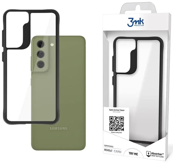 3MK Galaxy S21 FE 5G Skal Satin Armor Plus - Clear Transparent
