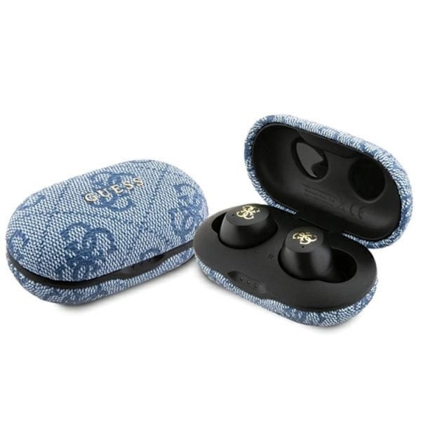 Guess TWS In-ear Hörlurar Bluetooth Metall - Blå
