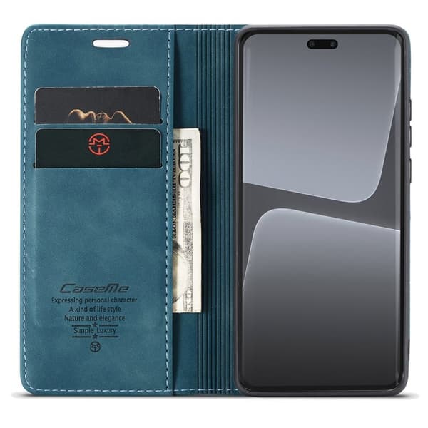CASEME 013 Plånboksfodral för Xiaomi 13 Lite 5G - Blå