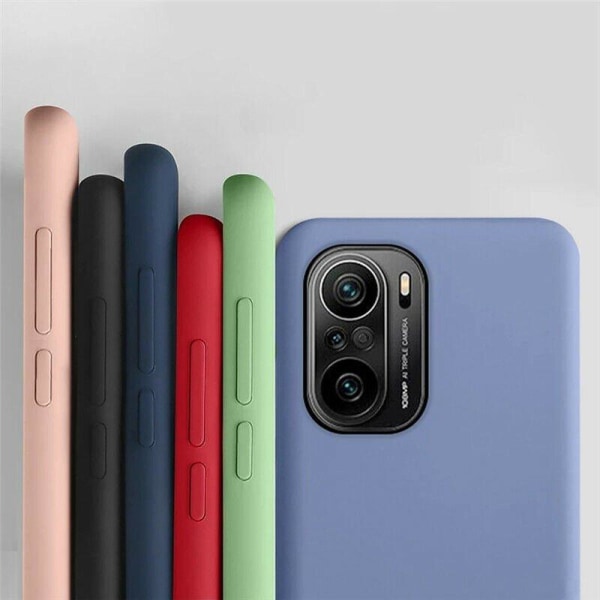 Silikone fleksibelt gummi mobilcover Xiaomi Redmi Poco F3 / Mi 11 Pink