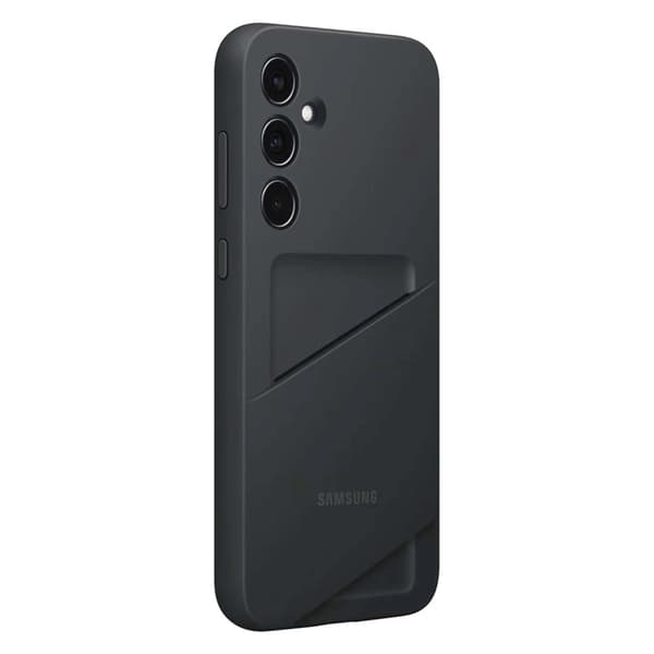 Telefontaske til Samsung Galaxy A35 Kortholder - Sort Svart