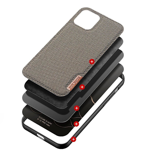 Dux Ducis Nylon Fino Mobilskal Galaxy A12 / Galaxy M12 - Grå grå