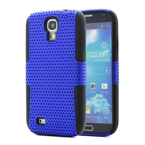 Mesh Combo Skal till Samsung Galaxy S4 i9500 (Blå) Blå