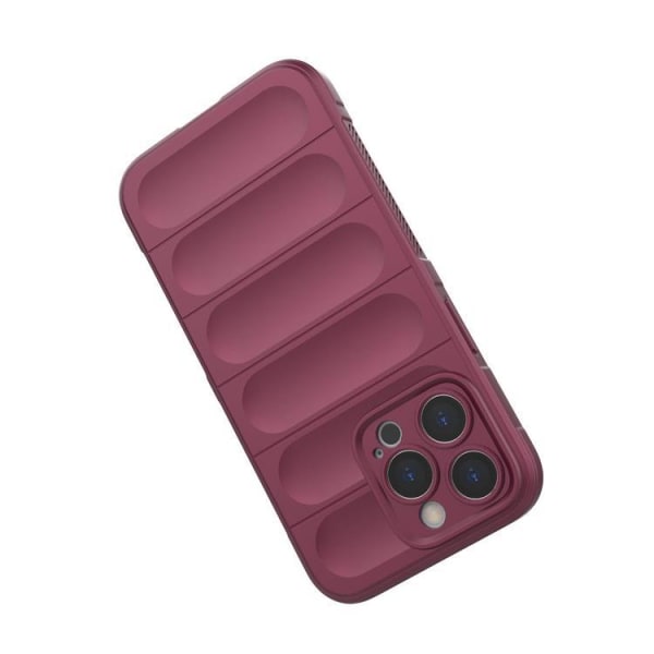 iPhone 13 Pro Max Cover Magic Shield Flexible Armored - Burgundy