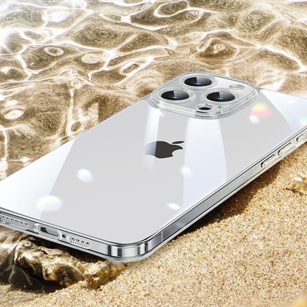 SULADA Mobilskal till iPhone 15 Pro TPU + Härdat Glas Svart