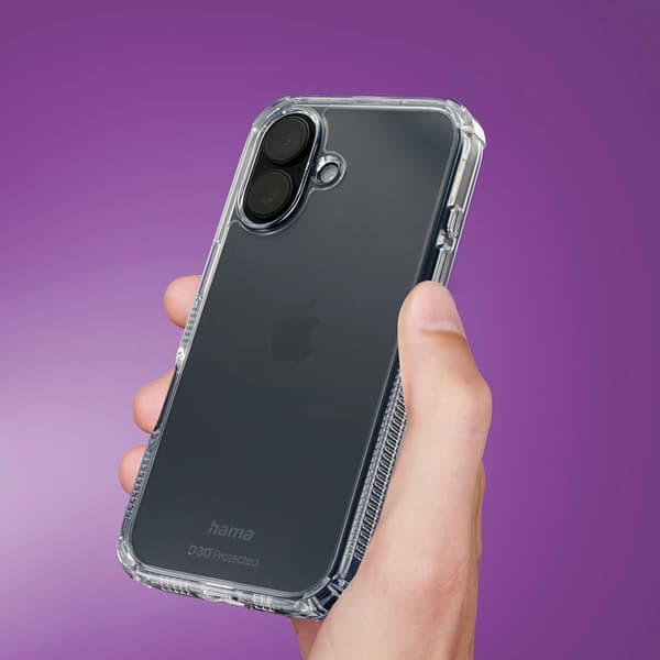 HAMA Mobilskal till iPhone 16e Extreme Protect - Transparent Transparent
