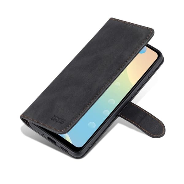 AZNS Samsung Galaxy A33 5G Plånboksfodral i Konstläder - Svart