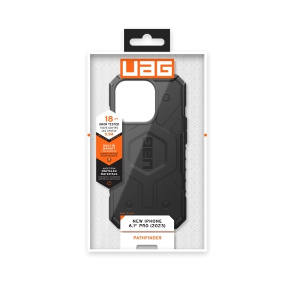 UAG iPhone 15 Pro -mobiilikotelo Magsafe Pathfinder - musta