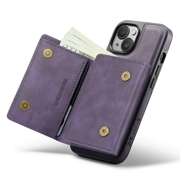 DG.MING M6 Series Mobilskal till iPhone 15 Plus Magnetiskt Lila