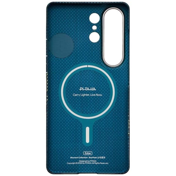 PITAKA Mobilskal För Galaxy S26 Ultra MagSafe Edge - Milky Way Galaxy Blå
