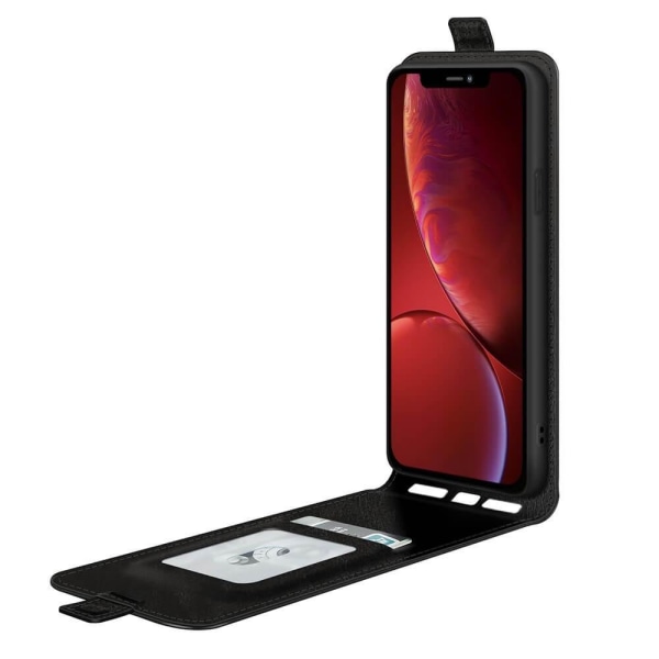 Flip cover med slot til iPhone 13 Mini - Sort Black
