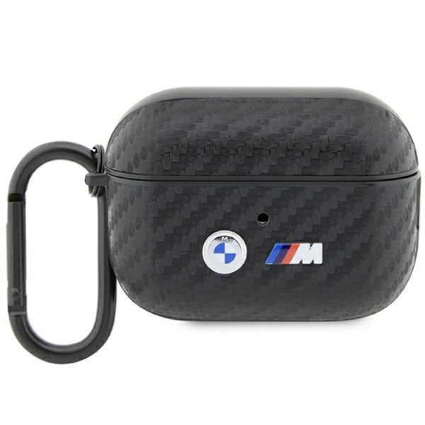 BMW Airpods Pro 2 Skal Carbon Double Metal Logo - Svart Svart