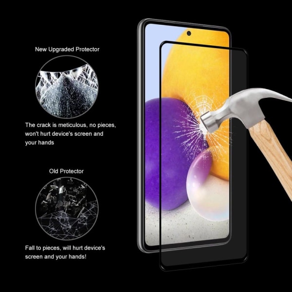 [2-PACK] Skærmbeskytter i hærdet glas Samsung Galaxy A53 5G - Sort