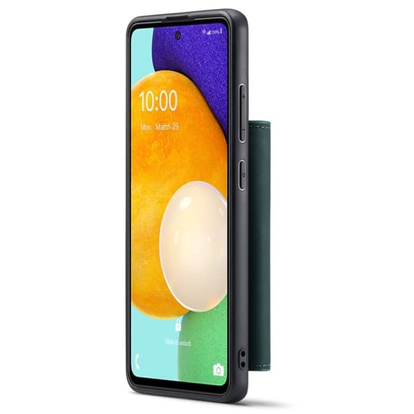 DG.MING Konstläder Plånboksfodral för Samsung Galaxy A53 5G - Grön