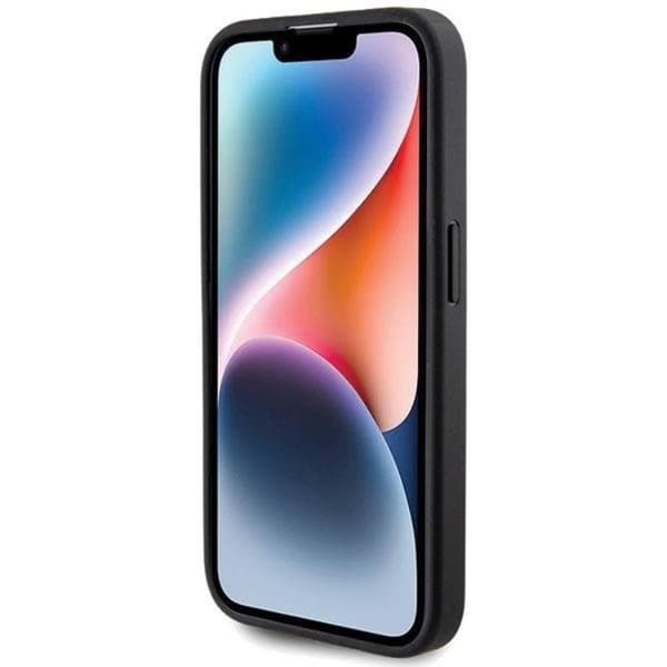 Guess Mobilskal till iPhone 15 Pro Glitter Script Big - Svart Svart