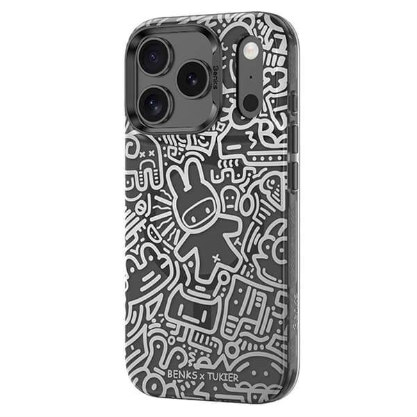 BENKS Mobilskal till iPhone 17 Pro Max MagSafe Cartoon Pattern Flerfärgad