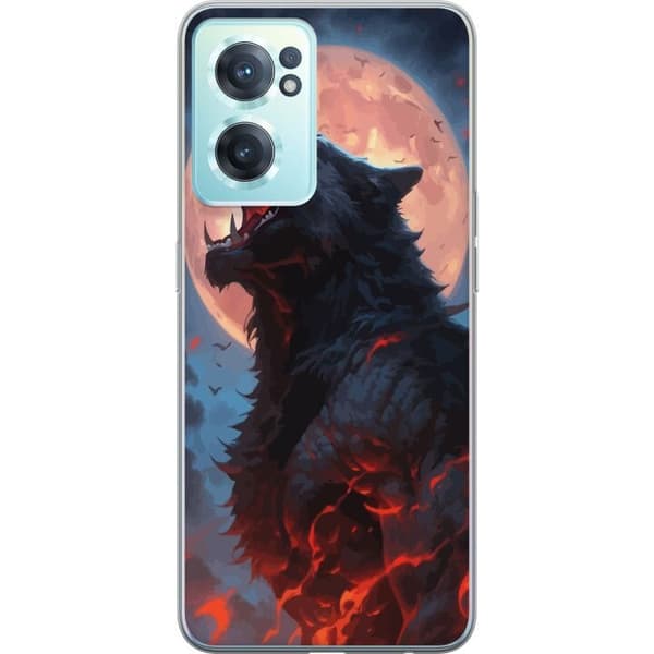 Telefontaske til OnePlus Nord CE 2 5G med Howling Wolf