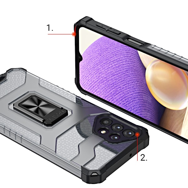 Crystal Ring Kickstand Skal iPhone 11 Pro - Blå Blå