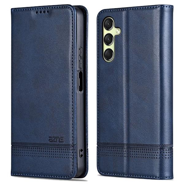 AZNS Samsung Galaxy A16 Plånboksfodral Konstläder - Blå
