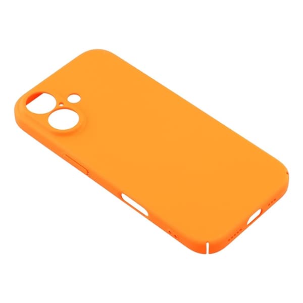 Mobilskal till iPhone 17 Skin-Touch Rubberized Hard PC - Orange Orange