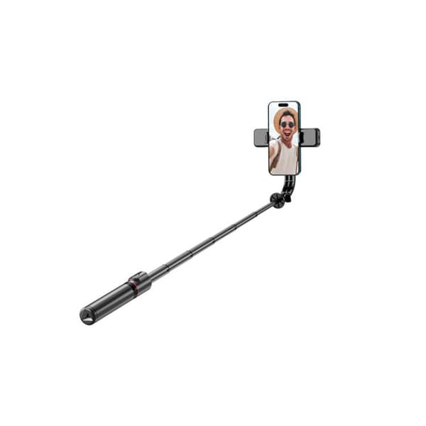 Tech-Protect Bluetooth Selfie Stick Tripod Med LED Light L05S - Svart Svart