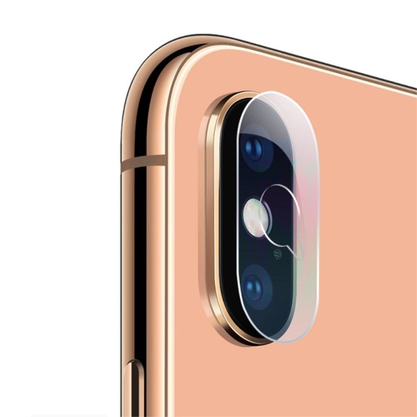 [2-Pack] Linsskydd Härdat Glas iPhone X/Xs - Clear