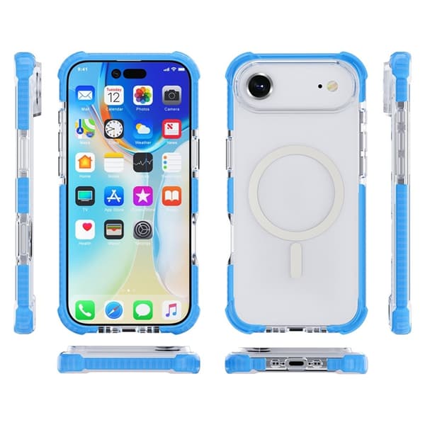 Mobilskal till iPhone Air MagSafe Förstärkta Hörn Acrylic - Blå Blå
