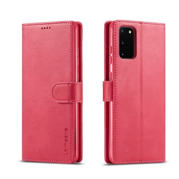 LC.IMEEKE Plånboksfodral för Samsung Galaxy S20 4G/S20 5G - Rosa