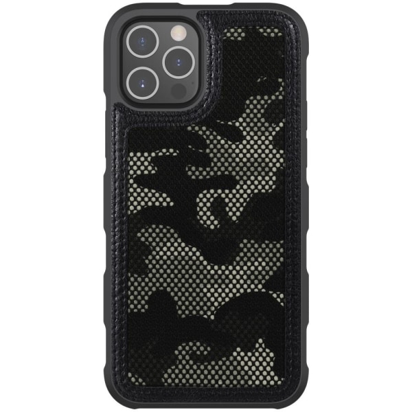 Nillkin Camouflage Hybridskal iPhone 12 & 12 Pro - Svart Black