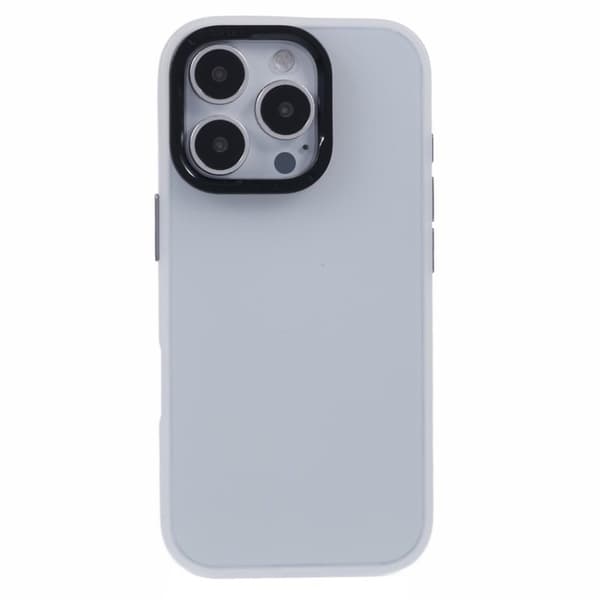 X-LEVEL Mobilskal till iPhone 16 Pro PC + TPU Anti-Fingeravtryck Vit