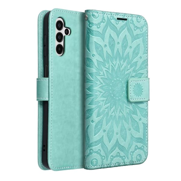 Forcell Galaxy A13 5G -kotelo Mezzo - Mandala vihreä Grön