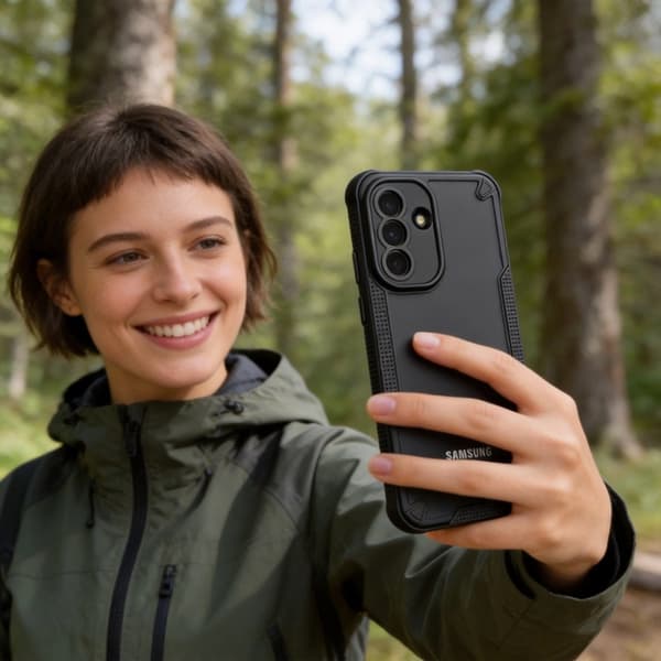 Tech-Protect Mobilskal För Galaxy A37 5G Rugged Shield - Matt Svart Svart