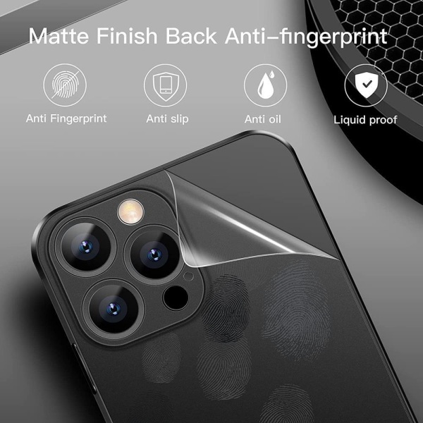 Boom Zero iPhone 13 Pro Max Case Ultra Slim - musta