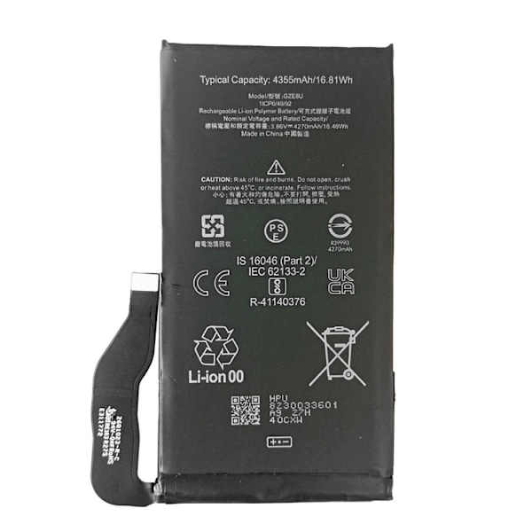 Google Pixel 7 Batteri 4355mAh