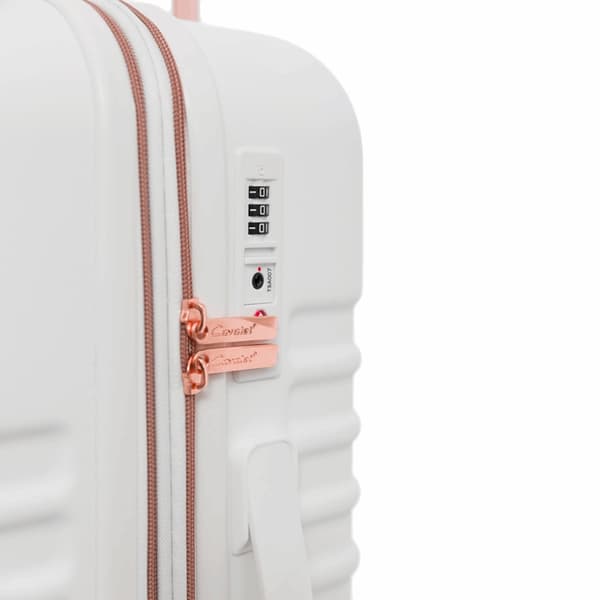 CAVALET Resväska Pasadena Medium - Vit/Rosa Vit