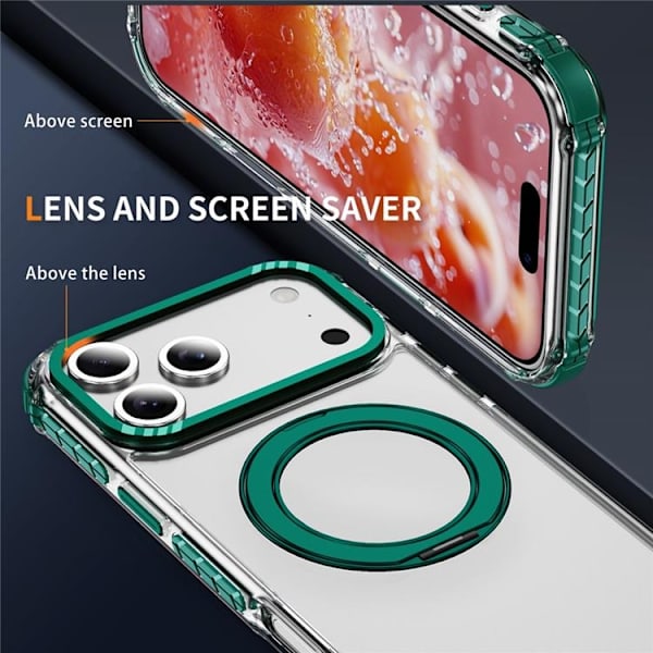 Mobilskal till iPhone 17 Pro Max MagSafe Anti Drop - Grön Grön