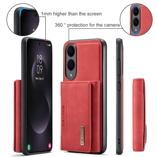 DG.MING M2 Series Mobilskal till Samsung Galaxy S25 Edge Röd