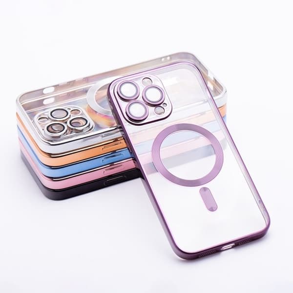 Telefontaske til iPhone 16 Pro MagSafe Electro - Lilla Lila