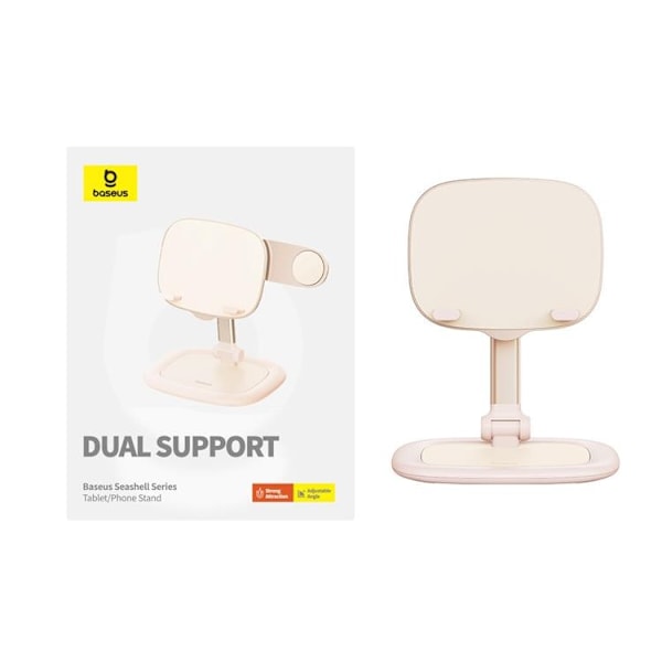 BASEUS Adjustable Tablettställ Seashell - Rosa