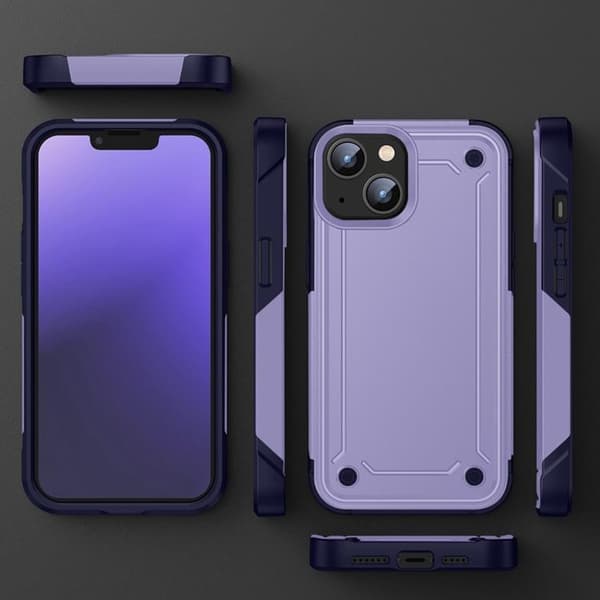 iPhone 14 -kuori ShockProof - Violetti Lila