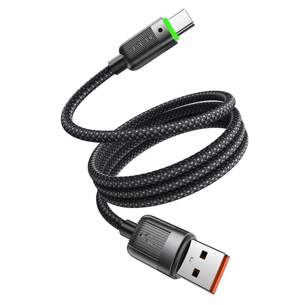 MCDODO USB-A - USB-C 6A Kabel 1.2m CA-5650 - Svart Svart
